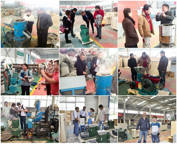 國(guó)外客戶(hù)到訪吉姆克顆粒機(jī)廠家現(xiàn)場(chǎng)試機(jī)飼料顆粒機(jī)設(shè)備